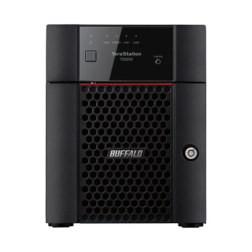 Buffalo TS3430DN TeraStation 3030 Series Network Storage Solution, Desktop, 4 Total Bays/2 Open, 16TB HDD