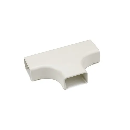 HellermannTyton TSR1FW-21-1 Cable Duct Cover, Raceway Tee CVR 3/4" Office Wht 1"Min Bend Radius
