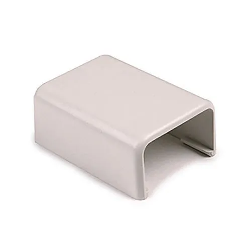 HellermannTyton TSR1FW-36 End Cap, 3/4", 2-Piece, PVC, Office White, 10 Individual/bag