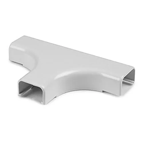 HellermannTyton TSR1W-21-1 Tee Cover, 1" Bend Radius, PVC, White