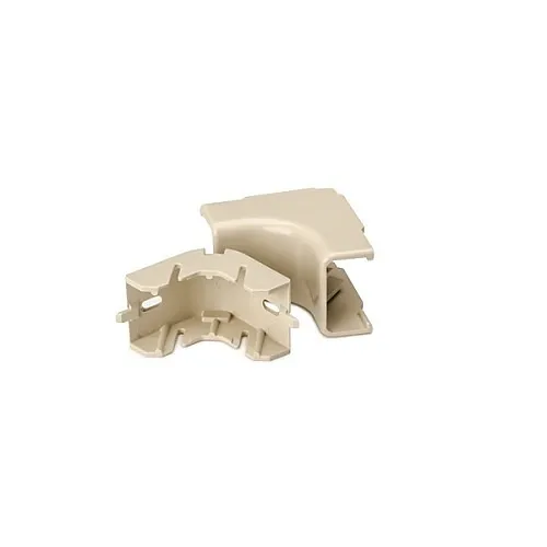 HellermannTyton TSR2I-33-1 Internal Corner Cover 1-1/4", 1" Bend Radius, PVC, Ivory
