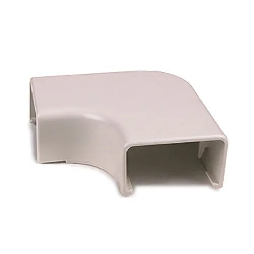 HellermannTyton TSR2W-25-1 1-1/4" Elbow Cover, 1" Bend Radius, PVC, 10-Pack, White