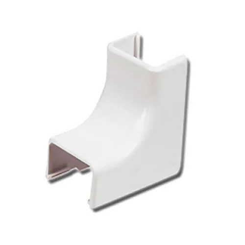 HellermannTyton TSR2W-33-1 Internal Corner Cover, 1-1/4in 1in Bend Radius, PVC, White, 1-Bag
