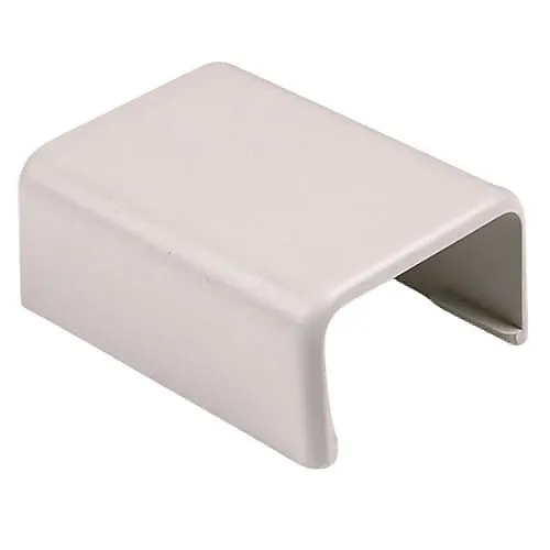 HellermannTyton TSR3FW-36 Cable Raceway Fitting, 1-3/4" End Cap, Office White