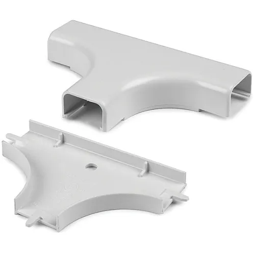 HellermannTyton TSRP1W-21-1 Tee Cover, 3/4", Bend Radius, PVC, White