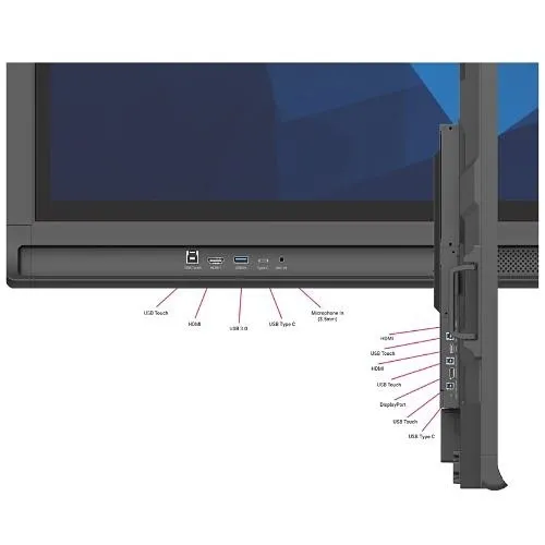 Newline Interactive TT-7524QP 75" Q PRO Series 4K LED TV, 75", Black