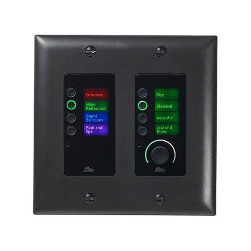 BSS BSSEC8BV-BLK-M BSS EC-8BV Soundweb Contrio Ethernet Controller with Buttons and Volume Control