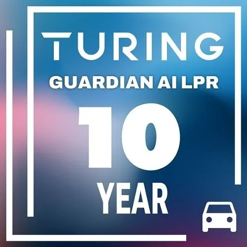 Turing Video TV-GALPR10Y Guardian AI LPR License, 10-Year / Camera