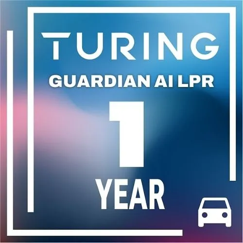 Turing Video TV-GALPR1Y Guardian AI LPR License, 1-Year / Camera