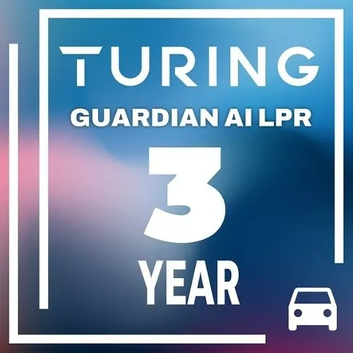 Turing Video TV-GALPR3Y Guardian AI LPR License, 3-Year / Camera