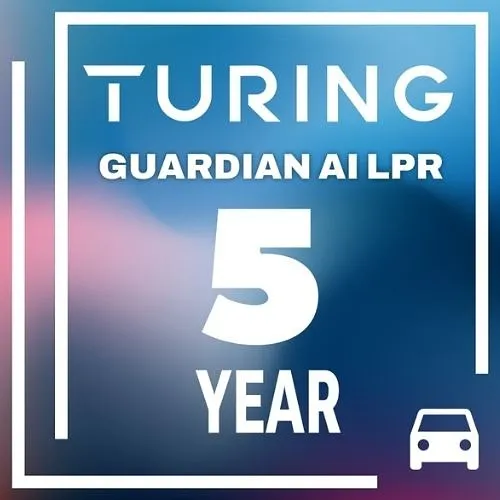 Turing Video TV-GALPR5Y Guardian AI LPR License, 5-Year / Camera
