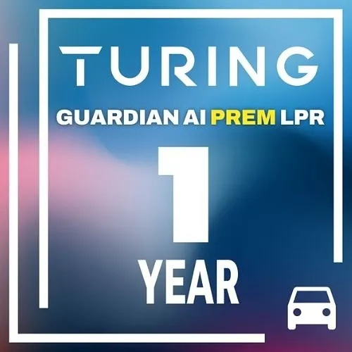Turing Video Vision TV-GAPREMLPR1Y Guardian AI LPR License, 1-Year / Camera