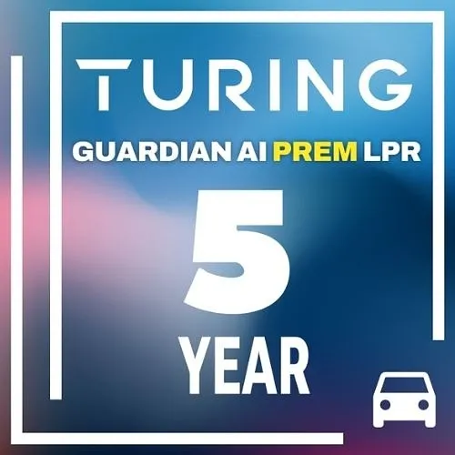 Turing Video TV-GAPREMLPR5Y Guardian AI LPR License, 5-Year / Camera