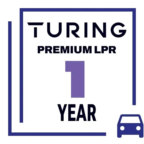 Turing Video TV-PREMLPR1Y Vision Premium LPR License 1 Year/Camera (for TP-MMB4AV8L)