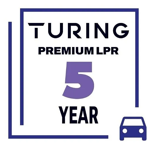Turing Video TV-PREMLPR5Y Vision Premium LPR License 5 Year/Camera (for TP-MMB4AV8L)