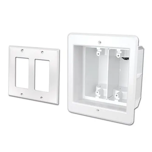 Evolution TVB2GW Recessed Dual Gang Indoor Inbox for Plasma and LCD TVS