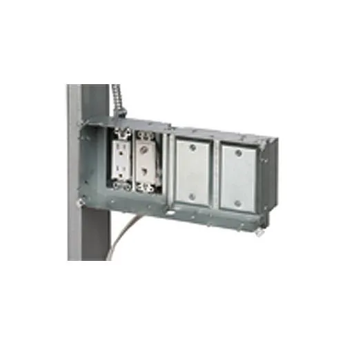 Arlington TVBS613 Steel Recessed TV Box for Power and Low Voltage, 4-Gang, White