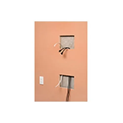 Arlington TVL508 Low Profile TV Box for Shallow Wall Depths, 5 in x 8 in Box, Plastic, White