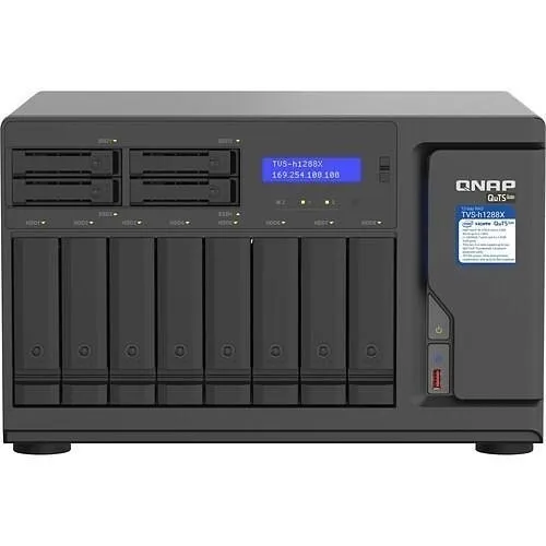 QNAP TVS-H1288X-W1250-16G-US 12-Bay SATA 6G NAS, 16GB DDR4 RAM