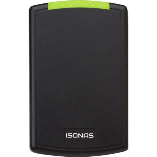ISONAS R-1-MCT-W Pure IP Wall Mount Wiegand Reader, Black