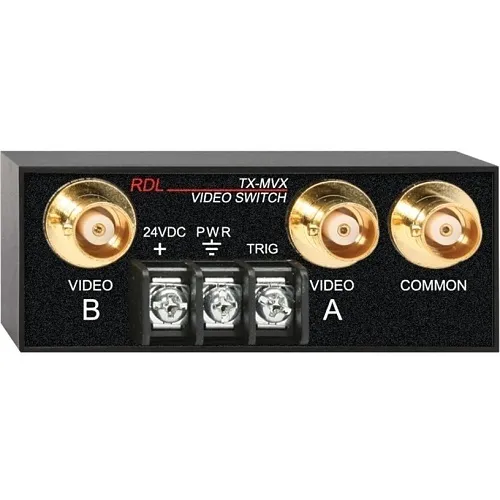 RDL TX-MVX TX Series 2x1 Manual Rmt Controlled Video Switch