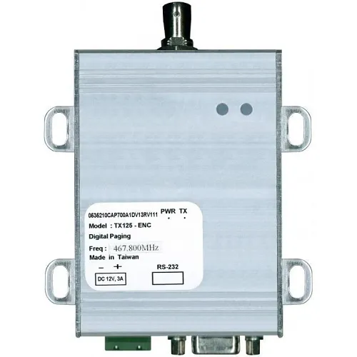 Alpha TX125-ENC UHF Paging Transmitter, 5W