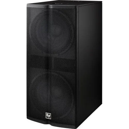 Electro-Voice TX2181 Dual 18" Passive Subwoofer, Braced Plywood /MDF Enclosure, Black EVCoat
