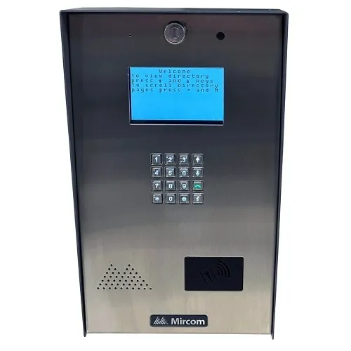 Mircom TX3-2000-8UR-C TX3 Reinforced Voice Entry System, Hands-Free