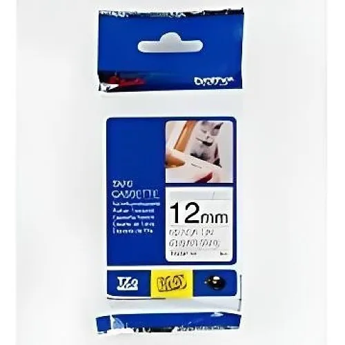 Brother TZEAF131-Label Tape, 0.47"ch x 26.2 Foot, Black, Acid-Free