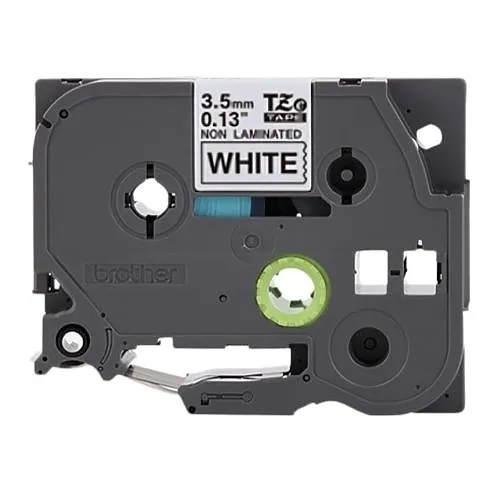 Brother TZEN201 0.13" x 26.2', Black on White