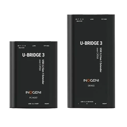INOGENI U-BRIDGE 3 4K Video Camera and Audio Device Extender for USB 3.2 Gen 1, SuperSpeed Connections
