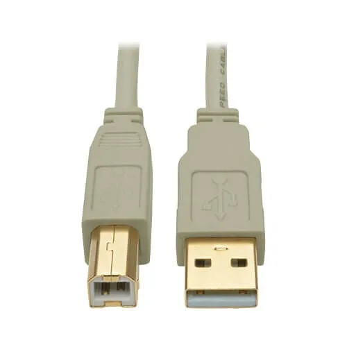 Eaton Tripp Lite U022-015-BE USB 2.0 to Cable, 15' (4.57m), M/M, Beige