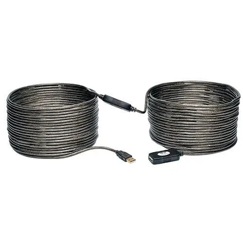 Eaton Tripp Lite U026-20M USB 2.0 Active Extension Repeater Cable, 61' (20m), M/F