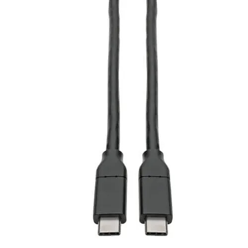Eaton Tripp Lite U040-C13-C-5A USB-C Cable Male to Male, USB 2.0, 5A, 100W Rated, USB-IF Certified, 13' (3.96m)