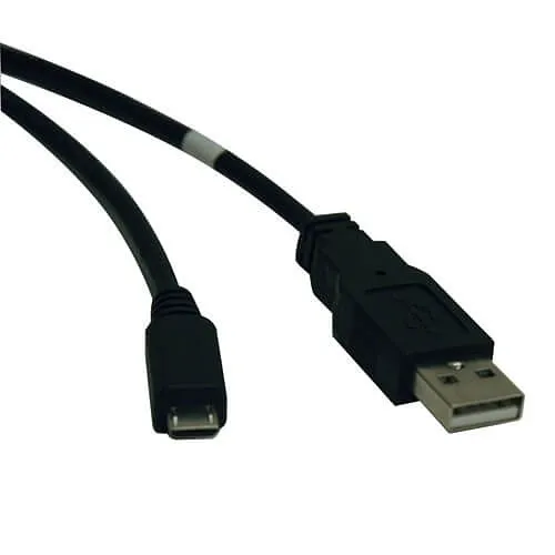 Tripp Lite U050-003 USB 2.0 A to Micro-B Cable (M/M), 3' (0.91 m)