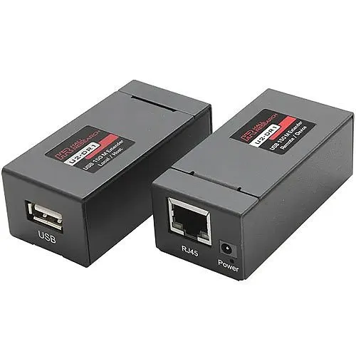 Hall U2-DR1 USB Extender on CAT6 Cable to 150M (500ft)