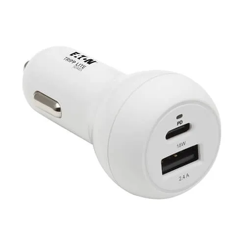 Eaton Tripp Lite U280-C02--K 30W -C/USB-A Car Charger