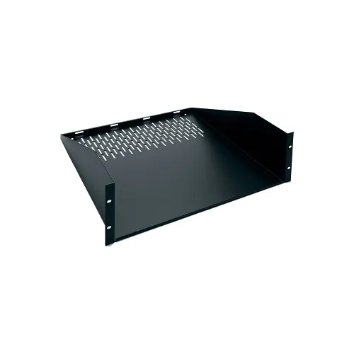 Middle Atlantic U317 U Series Vented Utility Rack Shelf, 17.75" Deep, 3U RMS, Black