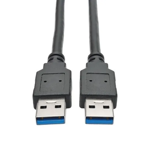 Tripp Lite U320-003-BK USB 3.0 SuperSpeed A/A Cable (M/M), Black, 3' (0.91 m)