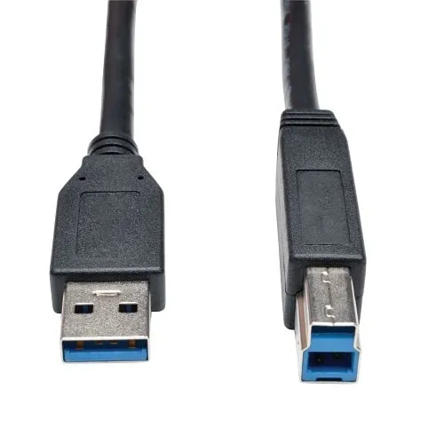 Eaton Tripp Lite U322-006-BK USB 3.2 Gen 1 SuperSpeed Device Cable, A to B Male to Male, 6' (1.83m), Black
