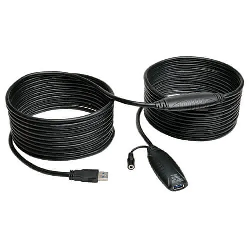 Eaton Tripp Lite U330-10M Active USB 3.0 SuperSpeed ​​(AM/F) Extension Repeater Cable, 33' (10m)
