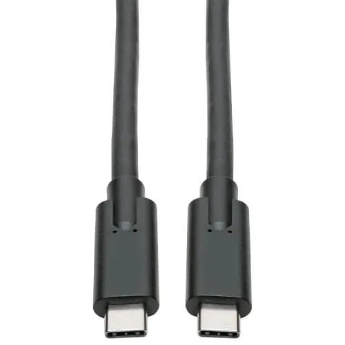 Eaton Tripp Lite U420-006-5A USB-C Cable Male to Male, USB 3.2, Gen 1, 5A Rating, Thunderbolt 3 Compatible, 6' (1.83m)