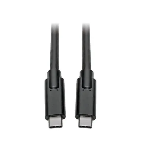 Tripp Lite U420-010 USB-C Cable, Male to Male, USB 3.2, Gen 1 (5 Gbps), Thunderbolt 3 Compatible, 10' (3.05m)
