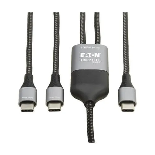 Eaton Tripp Lite U420P-2x6-100W USB-C 100W Splitter Charging Wired, 6'