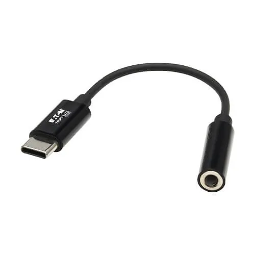 Eaton Tripp Lite U437-001 USB-C to 3.5mm Adapter Wired
