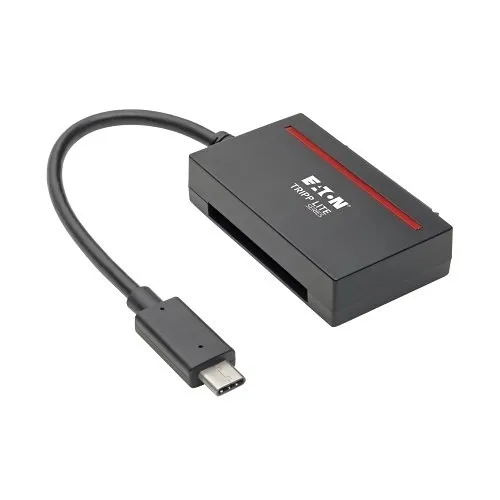 Eaton Tripp Lite U438-CF-SATA-5G USB 3.1 Gen (5 Gbps) USB-C to CFast 2.0 Card and SATA III Adapter, Thunderbolt compatible