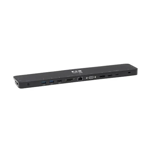 Eaton Tripp Lite U442-DOCK7D-B Eaton Tripp Lite USB Docking Station Triple Monitor 4K HDMI DP VGA USB A/C Gbe