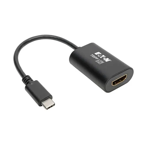 Eaton Tripp Lite U444-06N-HD4K6B USB-C to HDMI Adapter (M/F), 4K 60 Hz, HDCP 2.2, Black