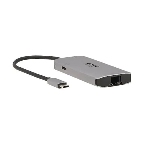 Eaton Tripp Lite U460-003-3AGALC 3-Port USB Hub with LAN Port, PD 3.0