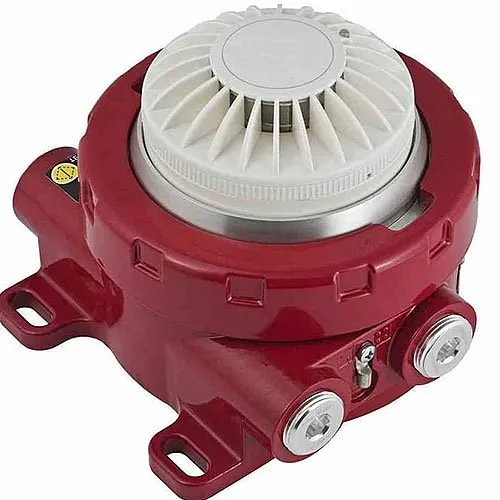 Potter U5015A1N13F Explosion Proof Smoke Detector, Red